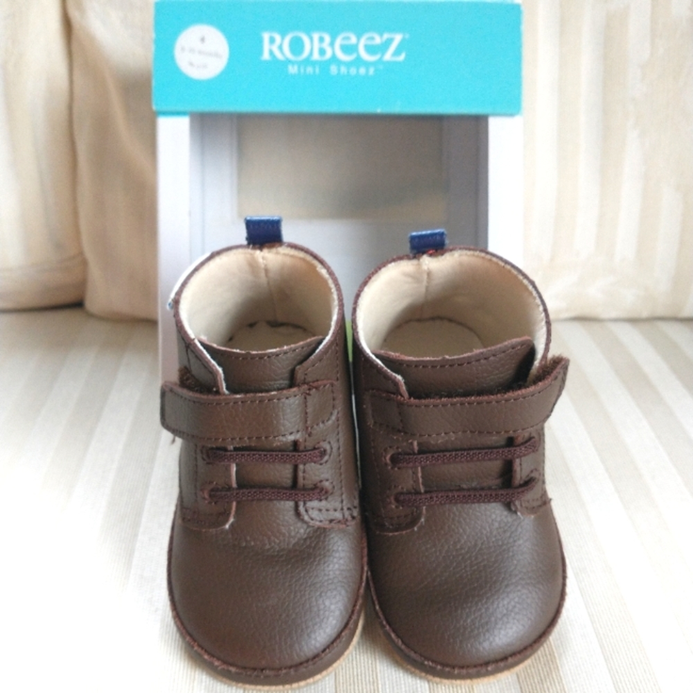 Robeez espresso brown Nick boot
